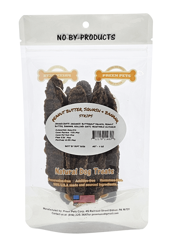 NEW!! – Peanut Butter Squash Banana Strips