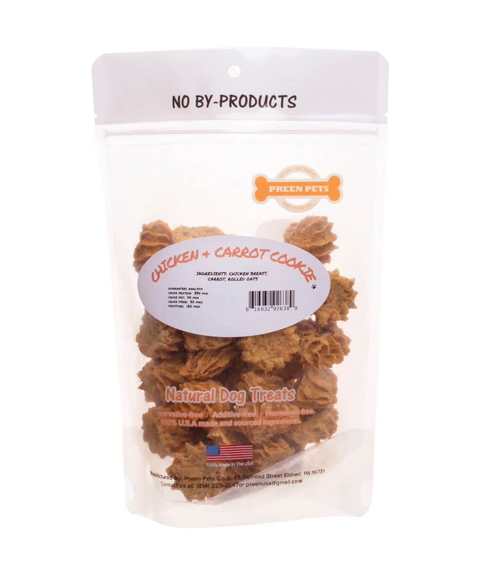 Chicken & Carrot Cookies